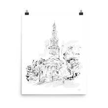 Load image into Gallery viewer, Memorial Hall University of Kentucky Black and White Print