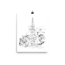 Load image into Gallery viewer, Memorial Hall University of Kentucky Black and White Print