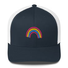 Load image into Gallery viewer, Rainbow Trucker Hat