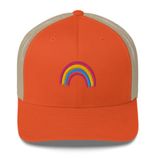 Load image into Gallery viewer, Rainbow Trucker Hat